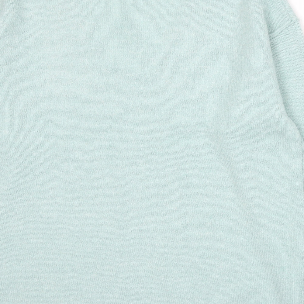 George Mens Blue Knit Pullover Jumper Size M