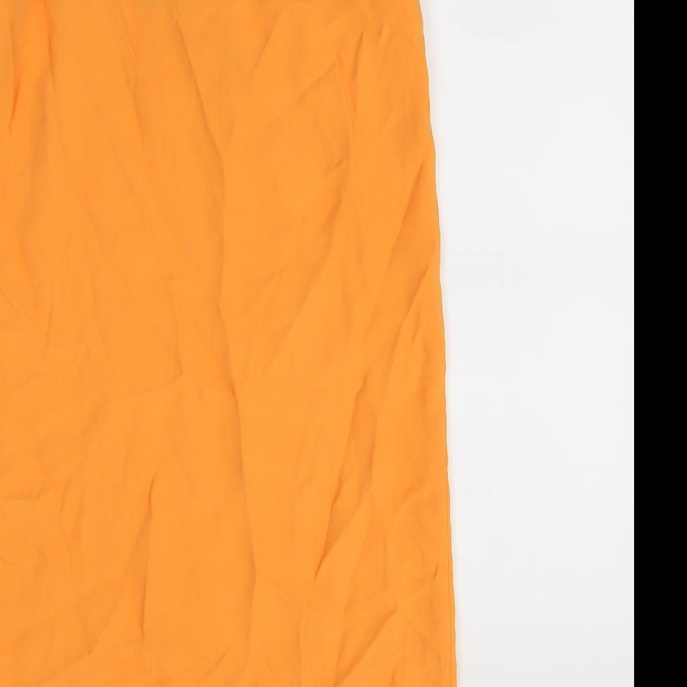 Topshop Womens Orange Mini Size 8
