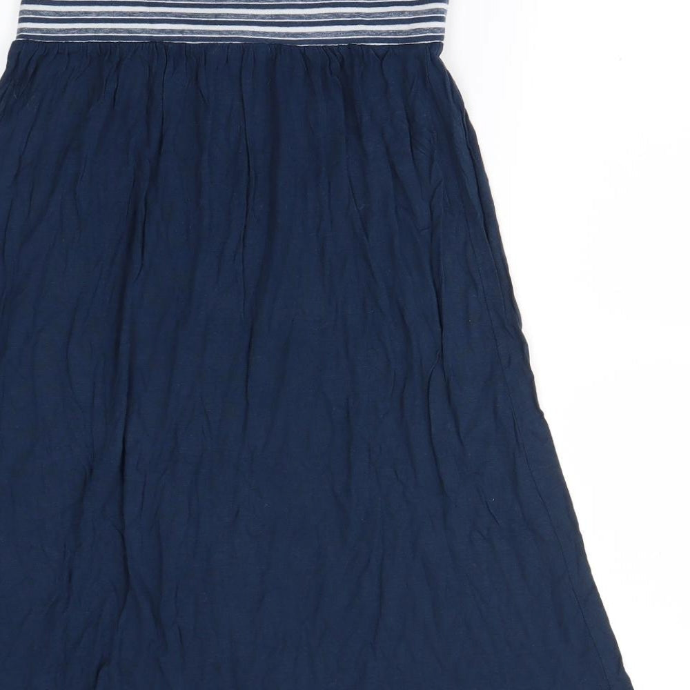 Baby Angel Womens Blue Striped Mini Size M