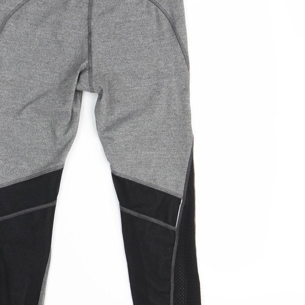 Preworn Womens Grey Cropped Leggings Size S L20 in