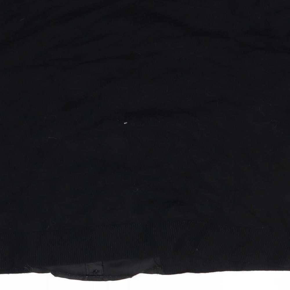 BM Womens Black Pullover Sweatshirt Size M
