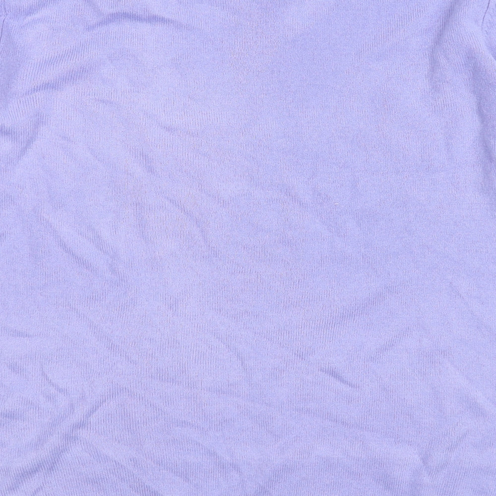 Vida Vi Womens Purple Pullover Jumper Size S