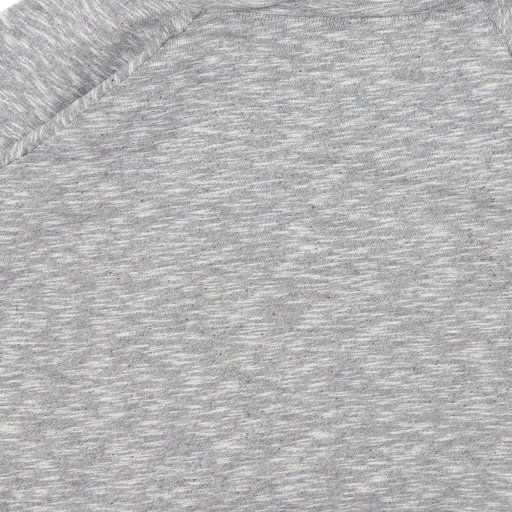 Preworn Girls Grey Jersey Pullover Sweatshirt Size 12 Years