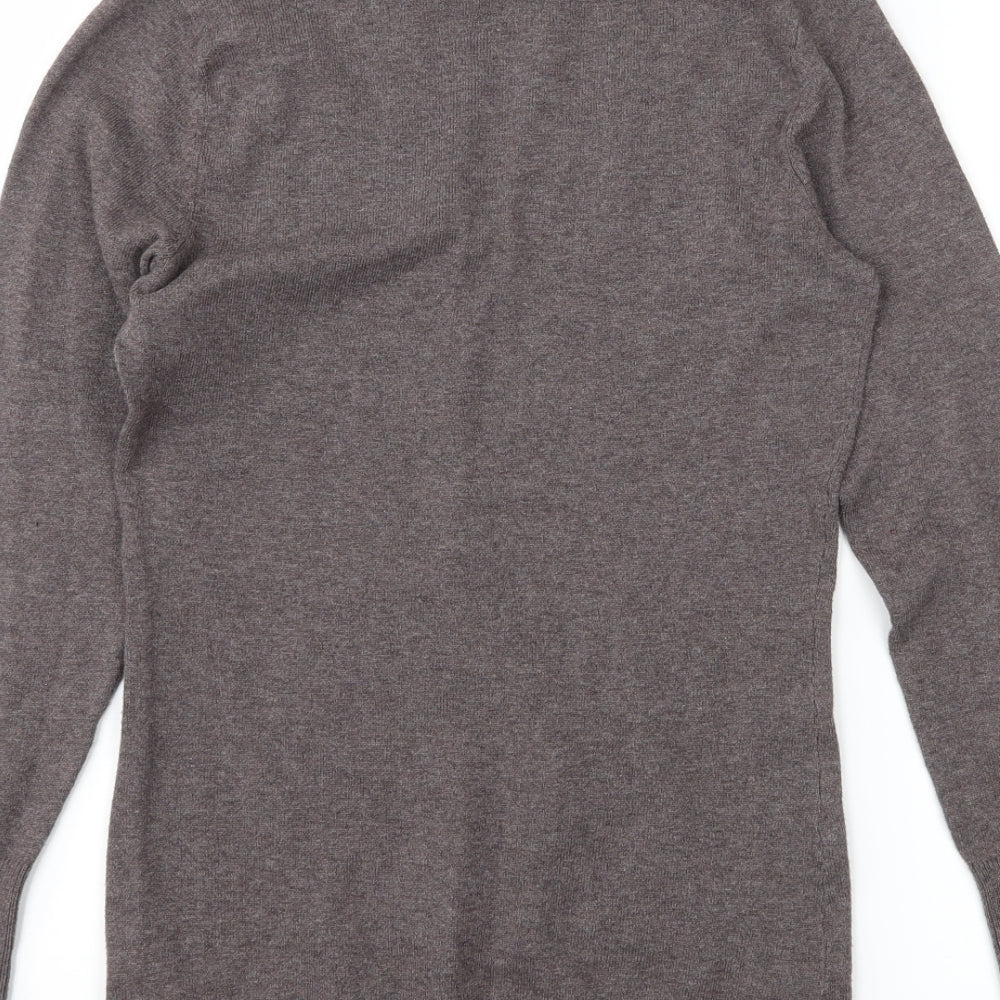H&M Womens Grey Knit Pullover Jumper Size XS