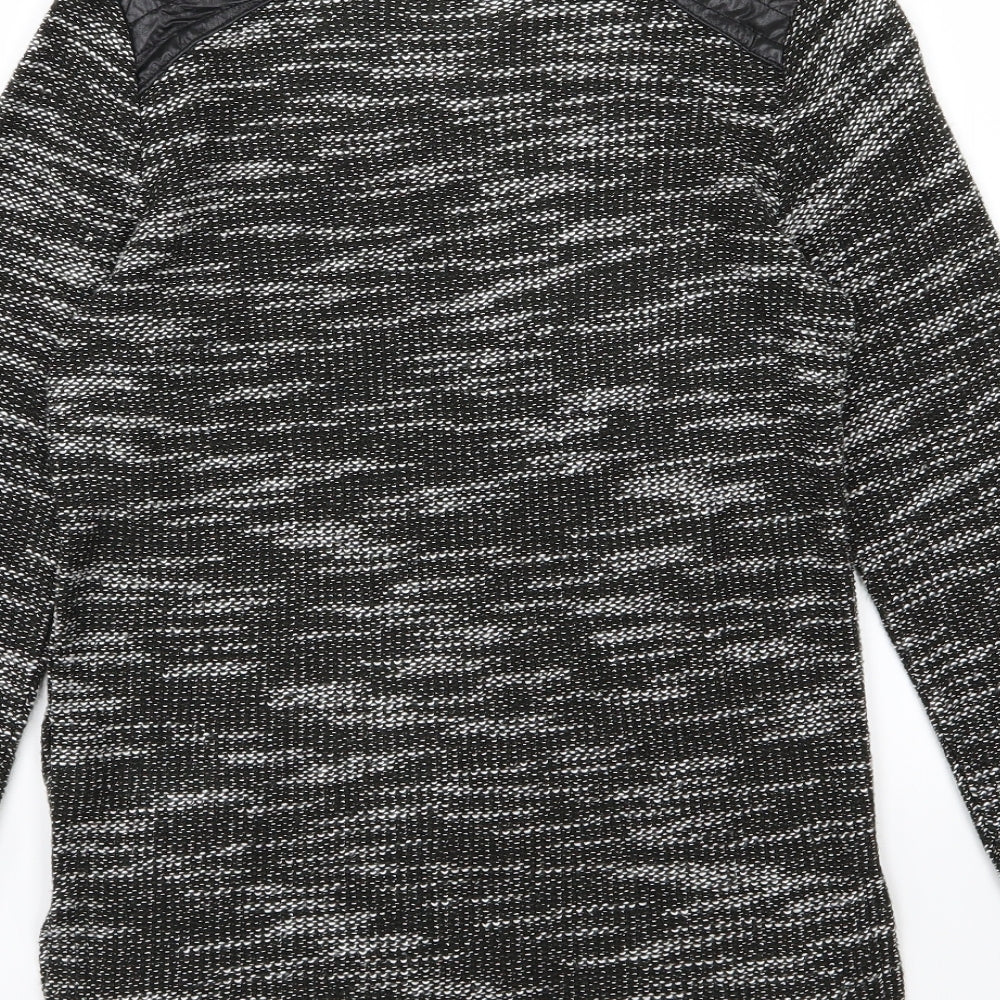New Look Womens Grey Knit Pullover Jumper Size 6