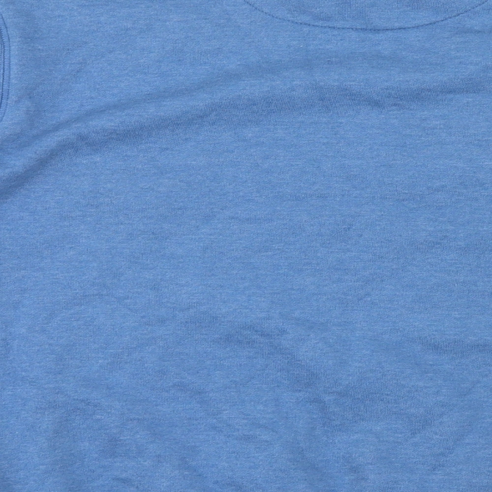 Easy Mens Blue Pullover Jumper Size M