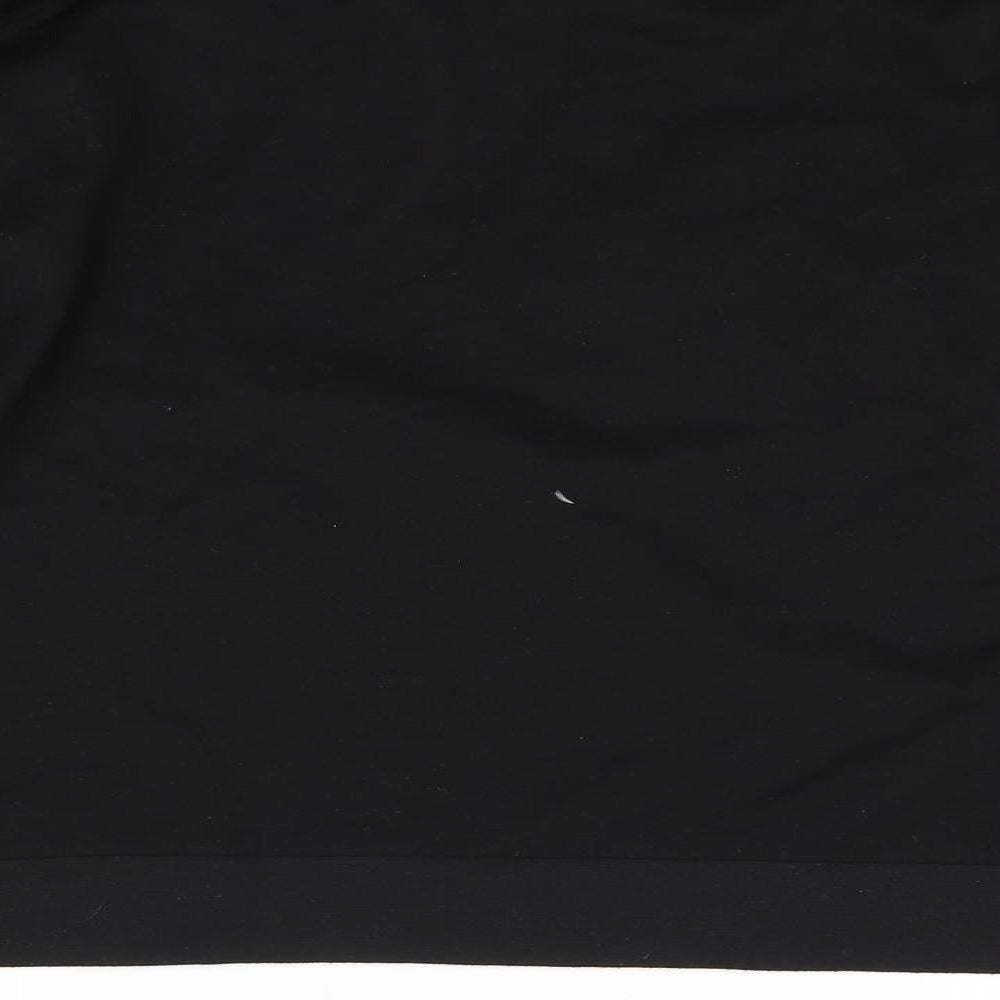 lenx Womens Black Pullover Jumper Size 18