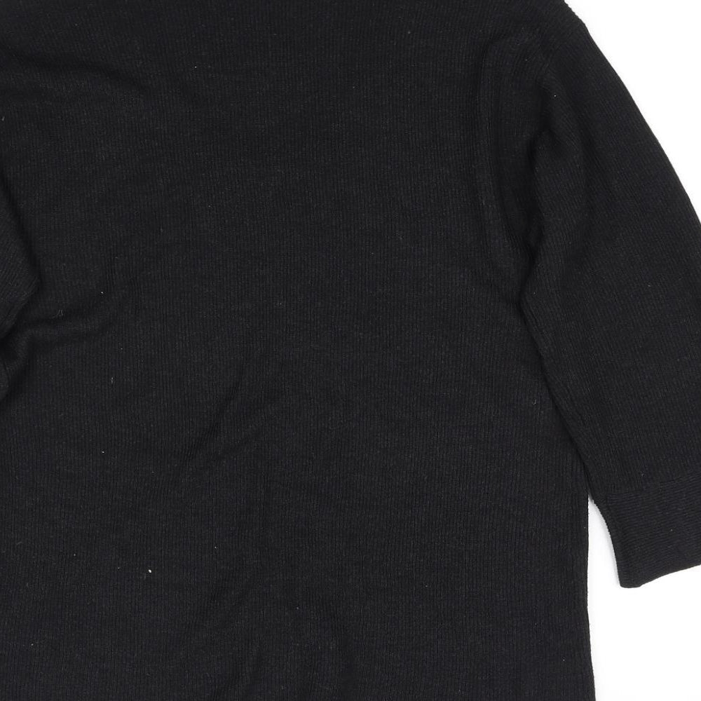 H&M Womens Black Pullover Jumper Size M
