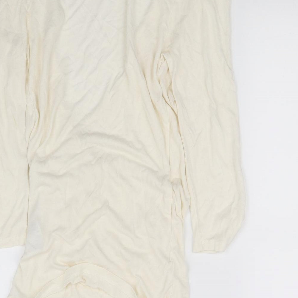 H&M Womens White Basic Blouse Size XS