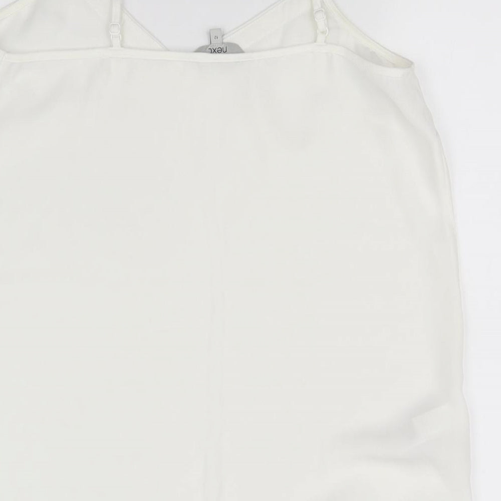 NEXT Womens White Basic Blouse Size 12
