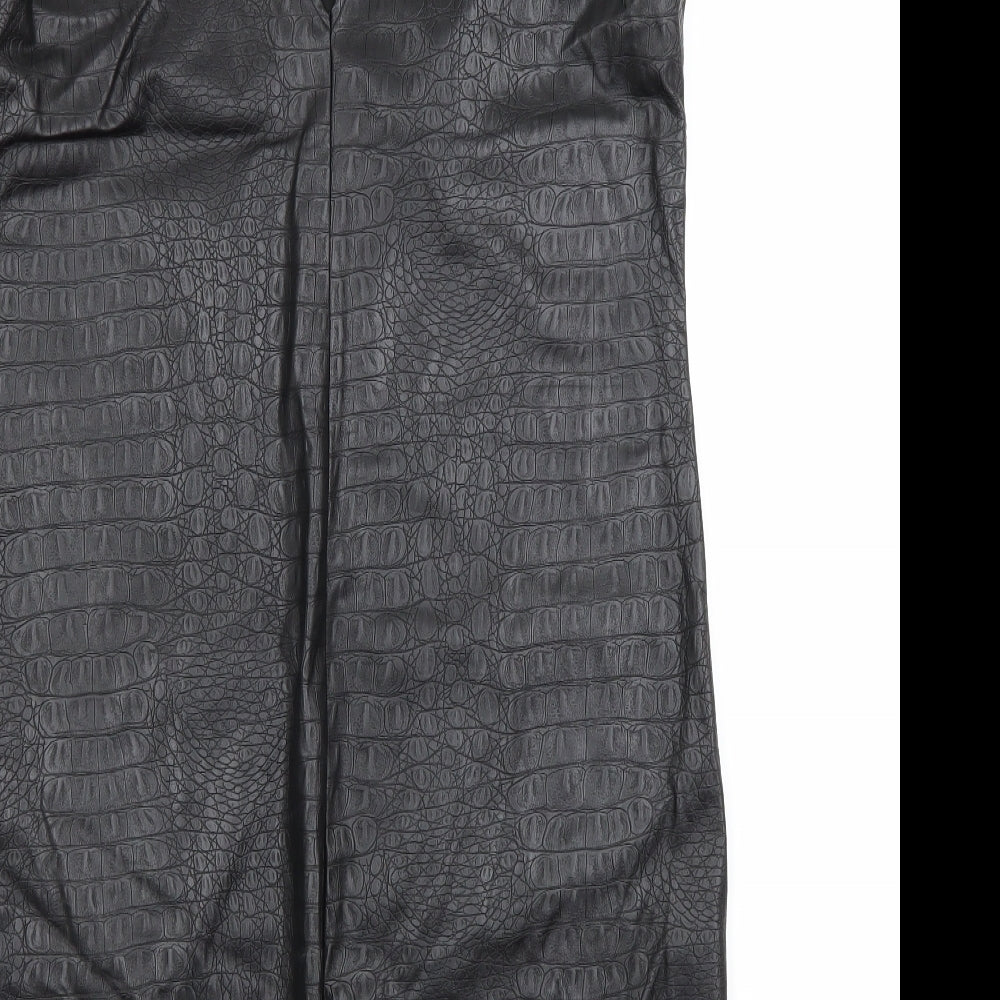 George Womens Black A-Line Size 10