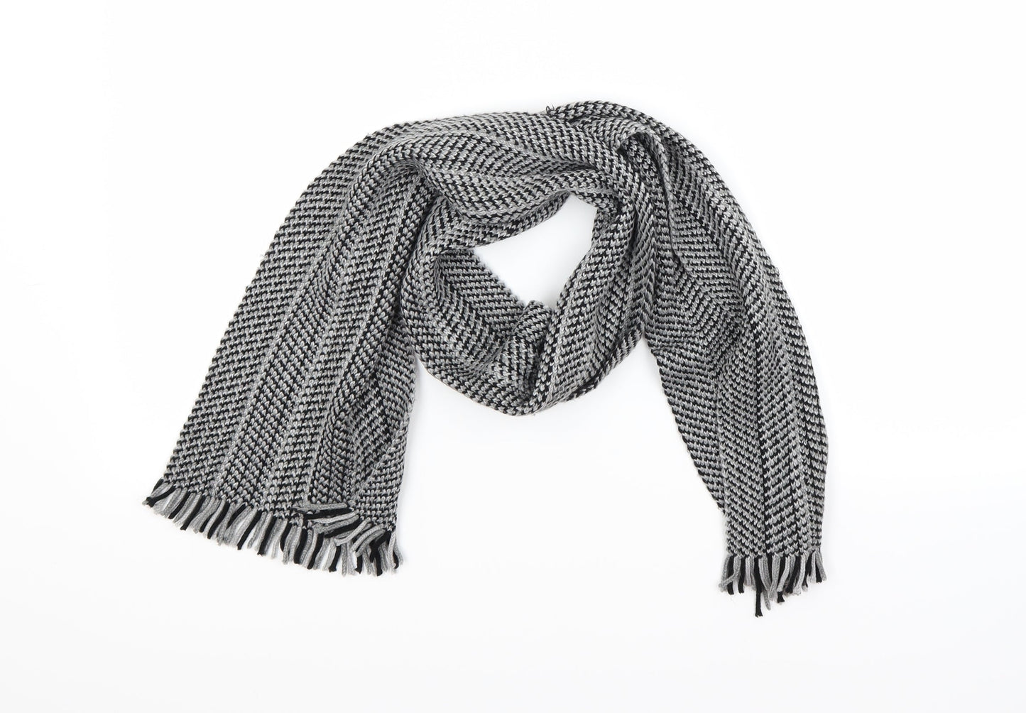Preworn Unisex Grey Scarf Size Regular