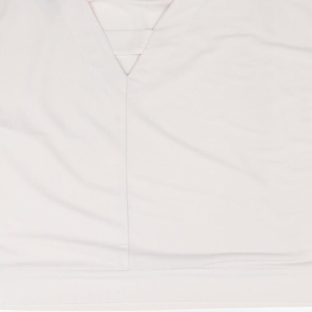 NEXT Womens White Basic Blouse Size 12