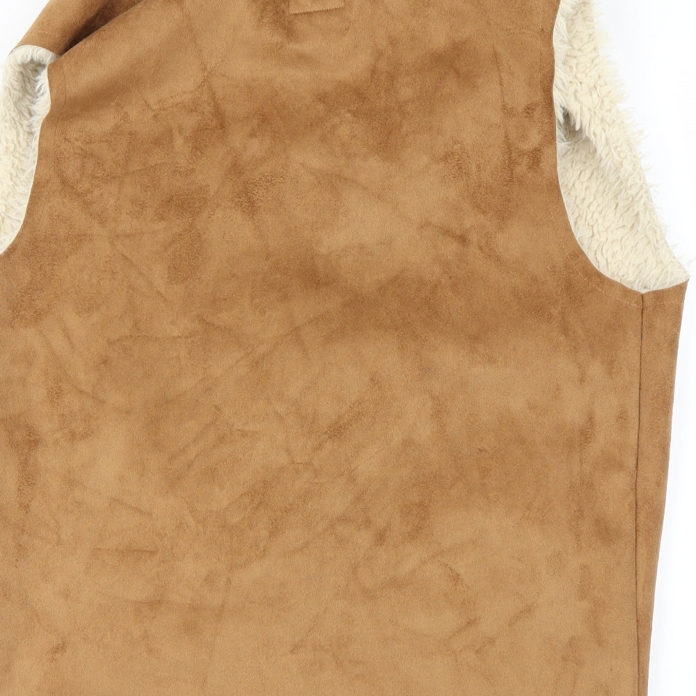 New Look Girls Brown Jacket Coat Size 14-15 Years