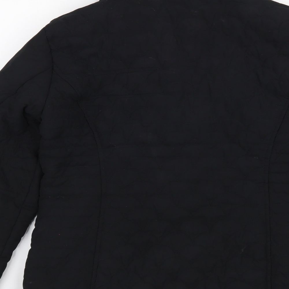 M&Co Womens Black Jacket Size 10