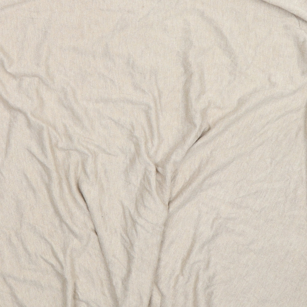 Millennium Womens Beige Knit Pullover Jumper One Size - Oversized
