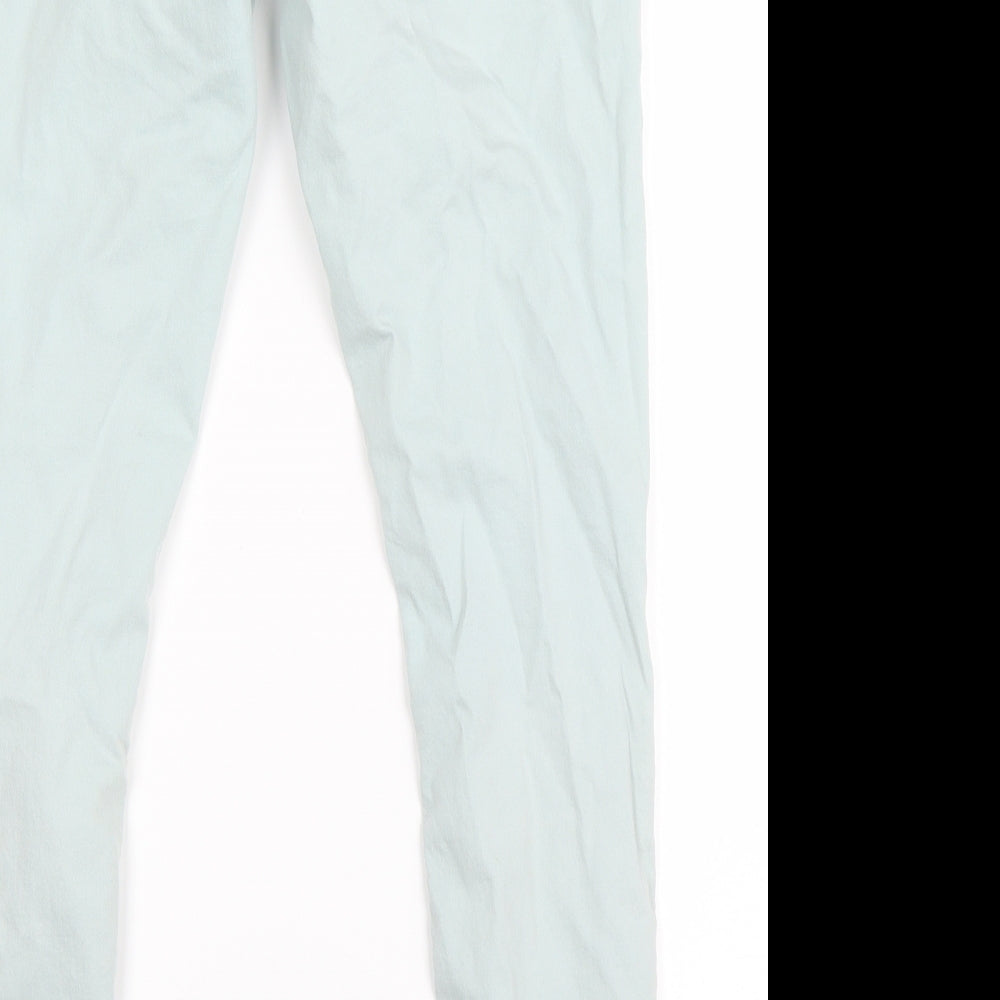 Top shop Womens Green Skinny Jeans Size 32 L20 in