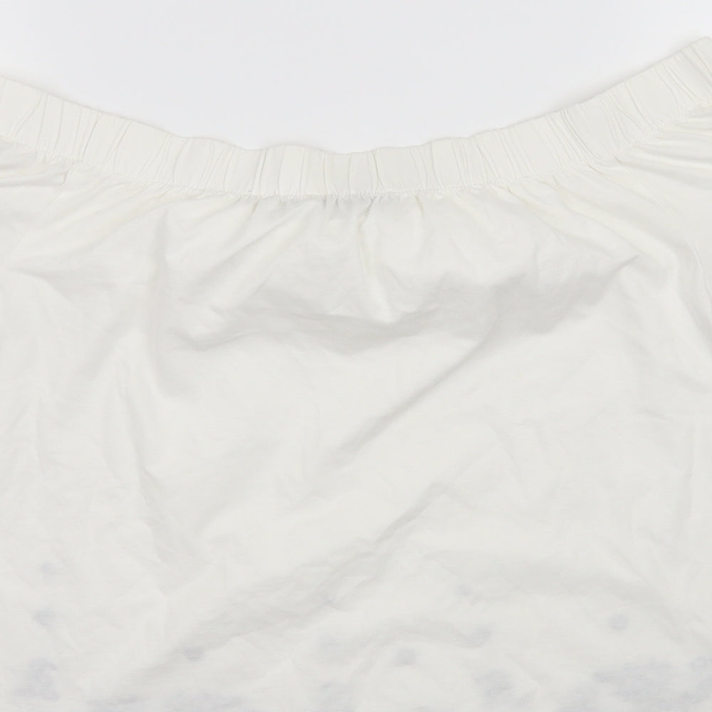 Per Una Womens White Basic Blouse Size 10