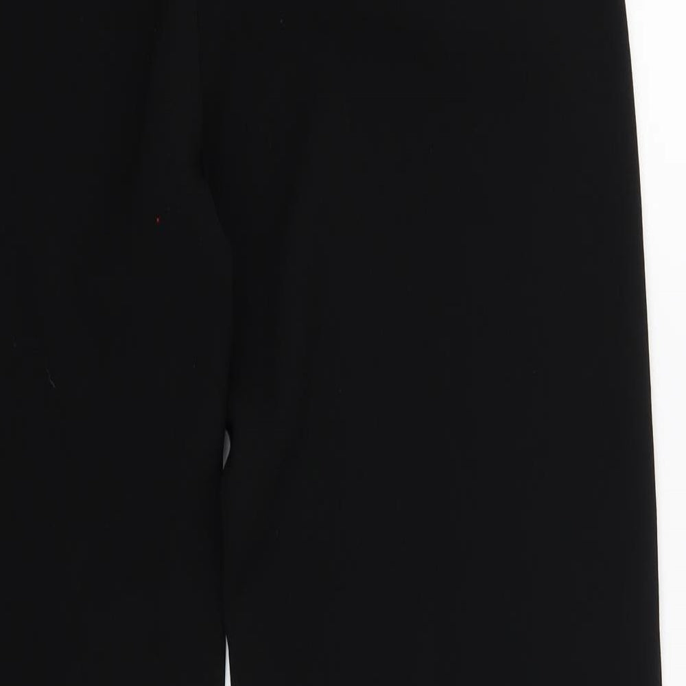 GVB Womens Black Trousers Size 12 L30 in