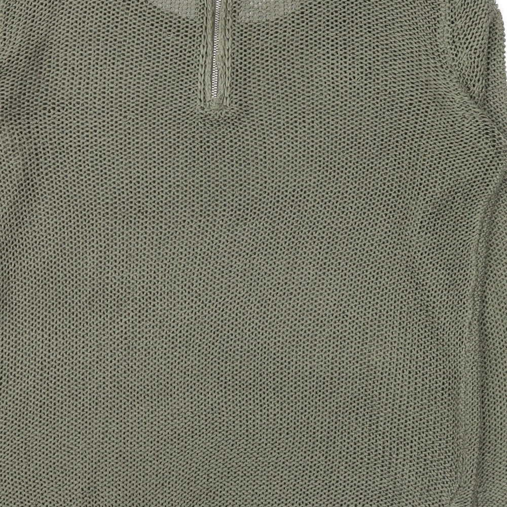 no brand Womens Green Pullover Jumper Size XS