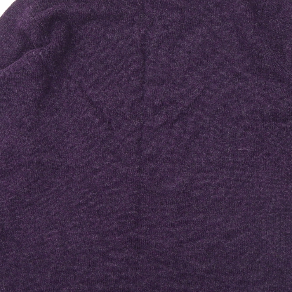 EWM Womens Purple Pullover Jumper Size S