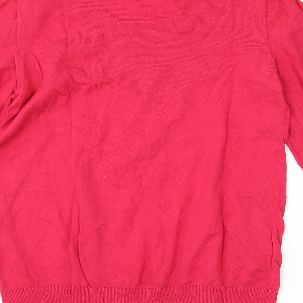 Promod Womens Pink Pullover Jumper Size M