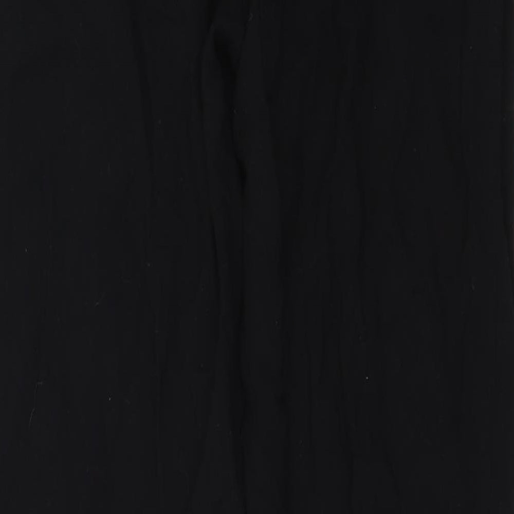 H&M Womens Black Trousers Size 8 L24 in