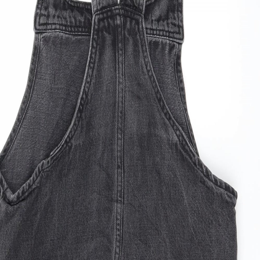 Topshop Womens Black A-Line Size 6
