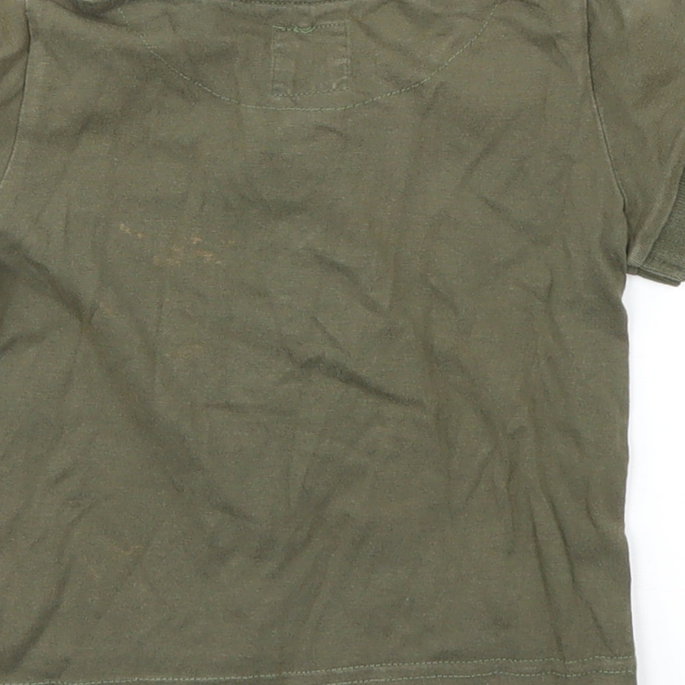 L.O.G.G Boys Green Basic Dress Shirt Size 6-9 Months