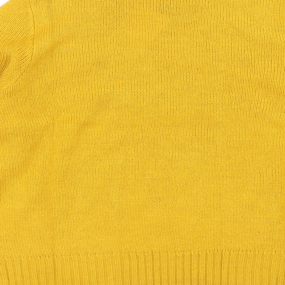 Divided by H&M Womens Yellow Pullover Jumper Size XS