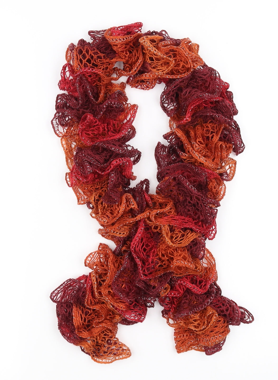 Preworn Womens Orange Scarf