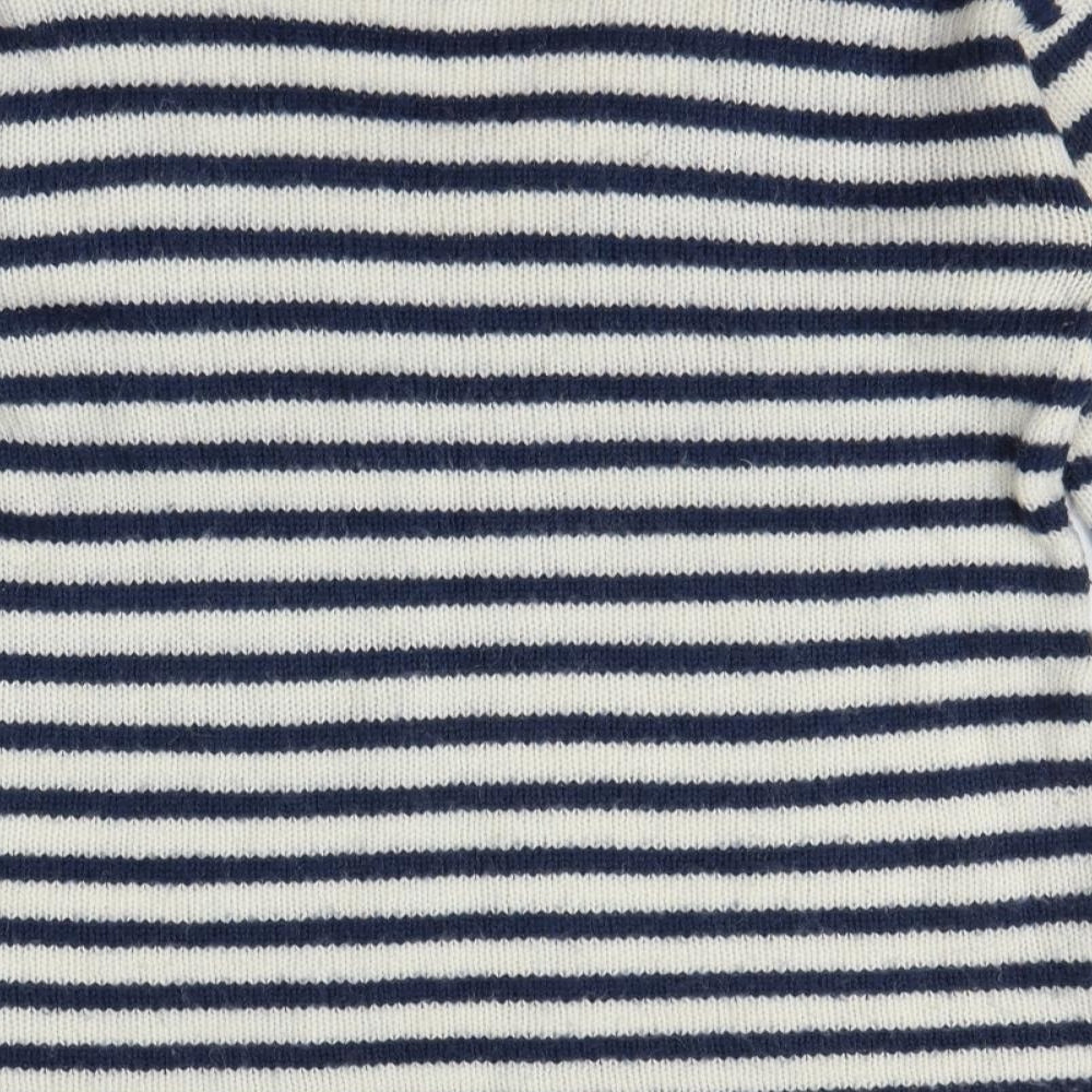 Dorothy Perkins Womens Blue Striped Pullover Jumper Size 10