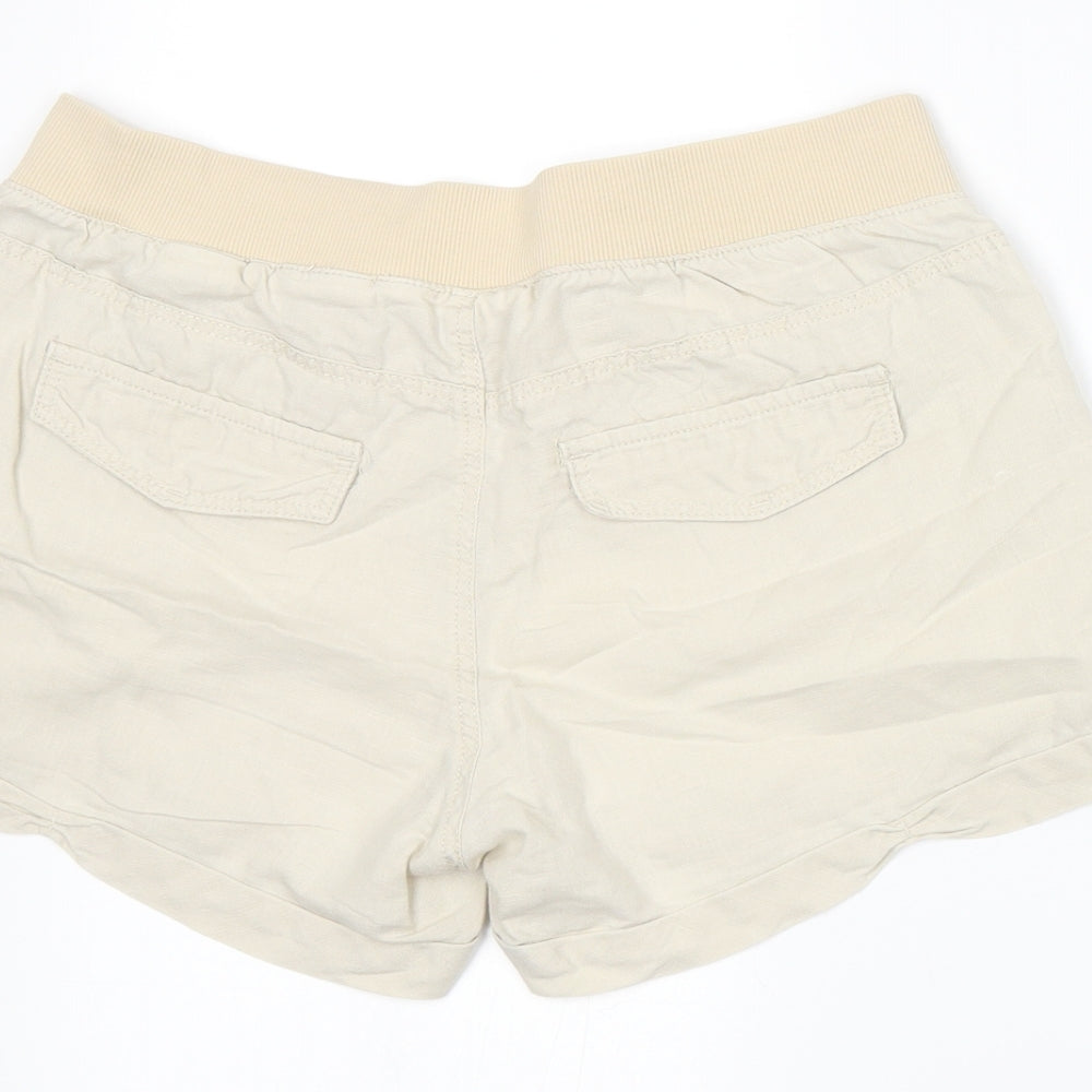 H&M Girls Beige Hot Pants Shorts Size 12-13 Years