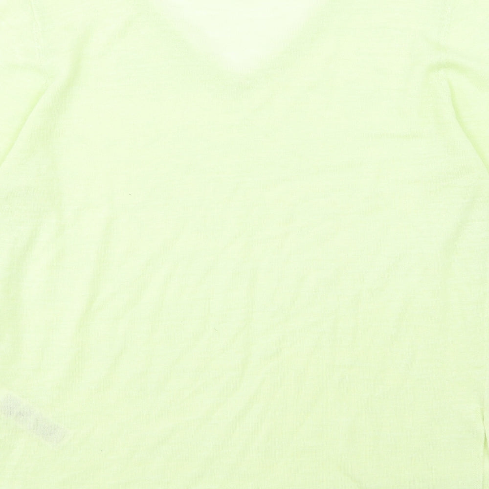 Marks & Spencer Womens Green Knit Pullover Jumper Size 10