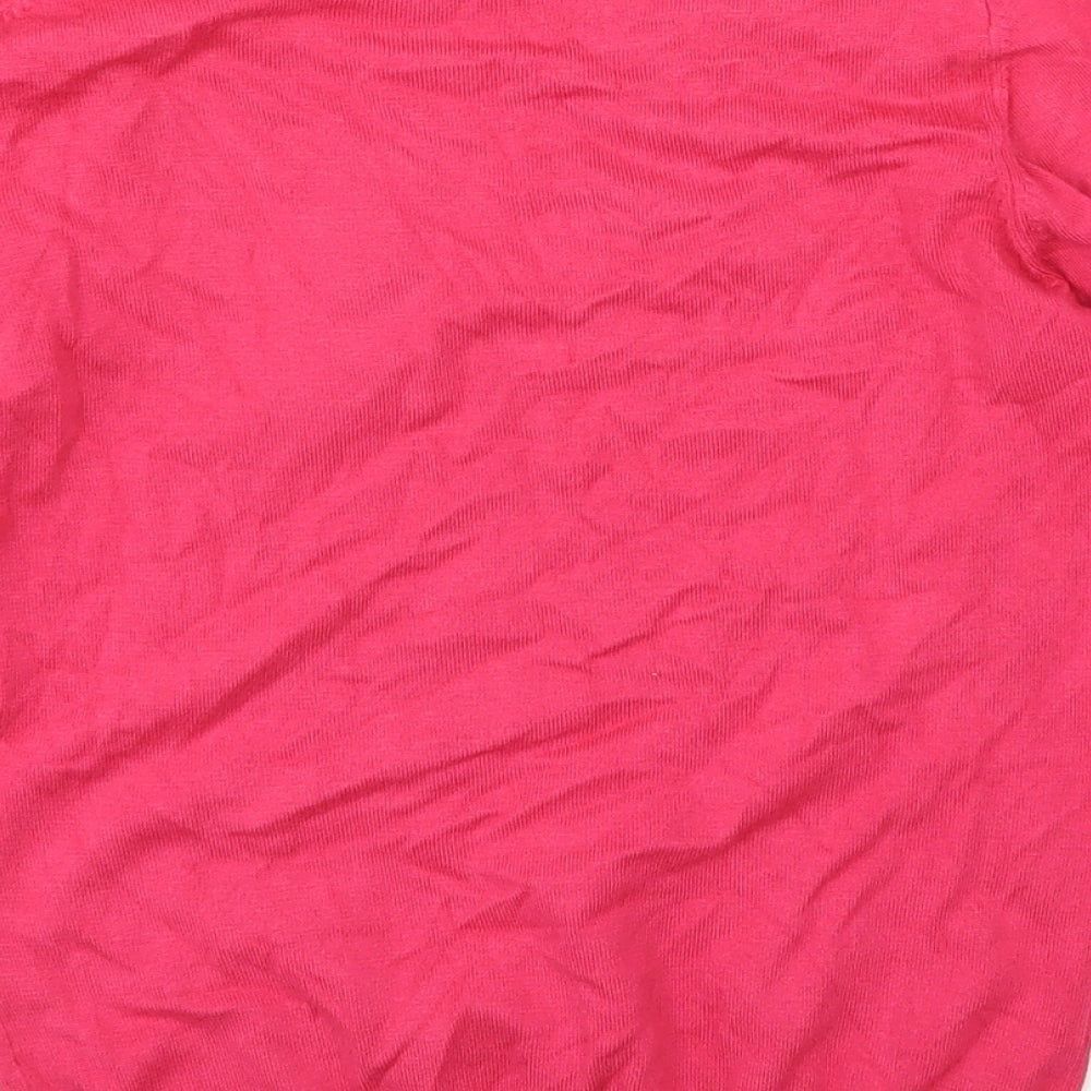 Marks & Spencer Womens Pink Knit Pullover Jumper Size 10