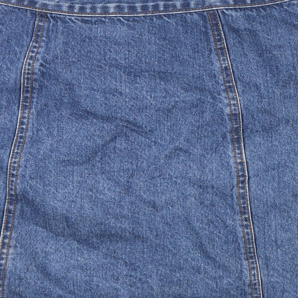 BDG Womens Blue Denim Straight & Pencil Skirt Size S