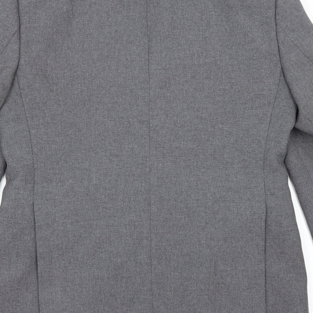 Creation Romeo Mens Grey Jacket Suit Jacket Size 38