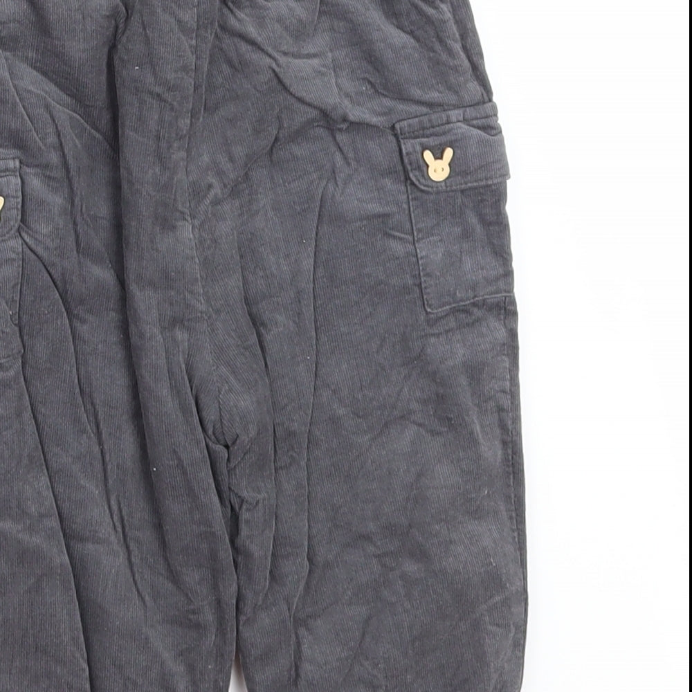 Cadet rousselle Boys Grey Corduroy Jogger Trousers Size 18 Months
