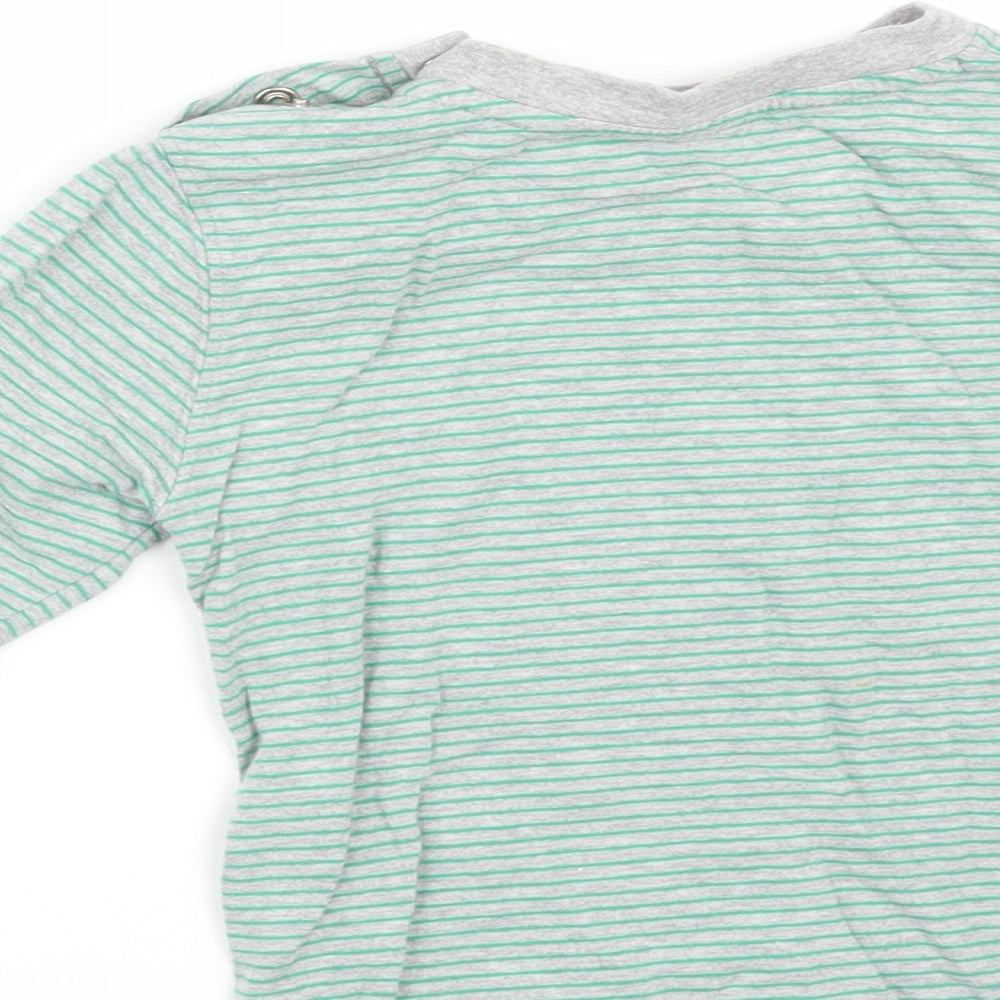 Timberland Boys Grey Striped Basic T-Shirt Size 2 Years