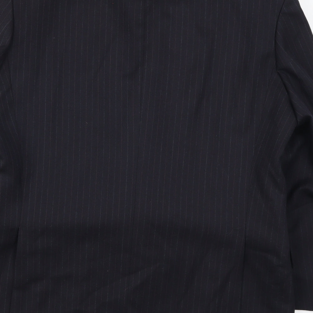 Marks and Spencer Mens Blue Striped Jacket Suit Jacket Size 44