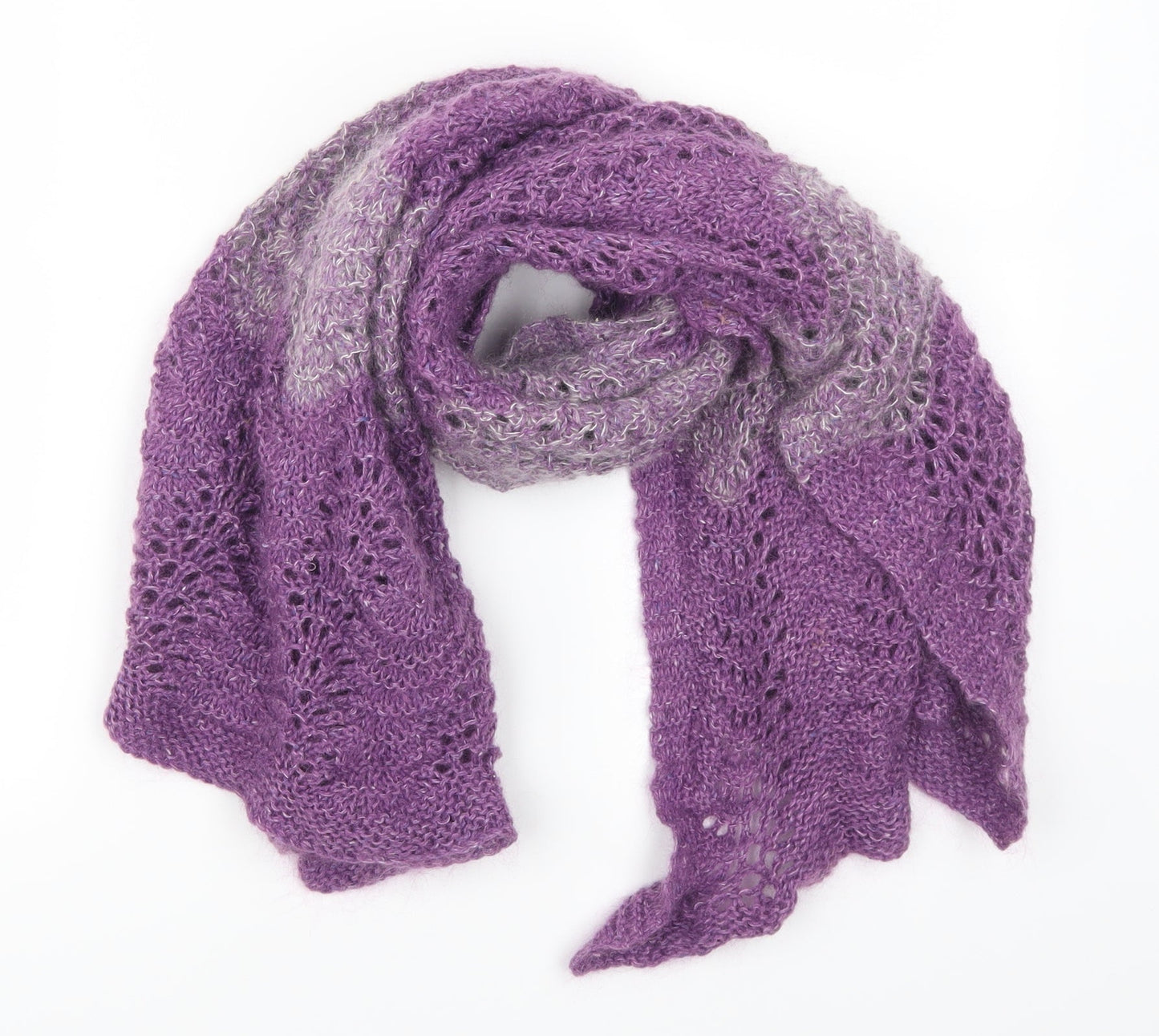 Preworn Womens Purple Scarf