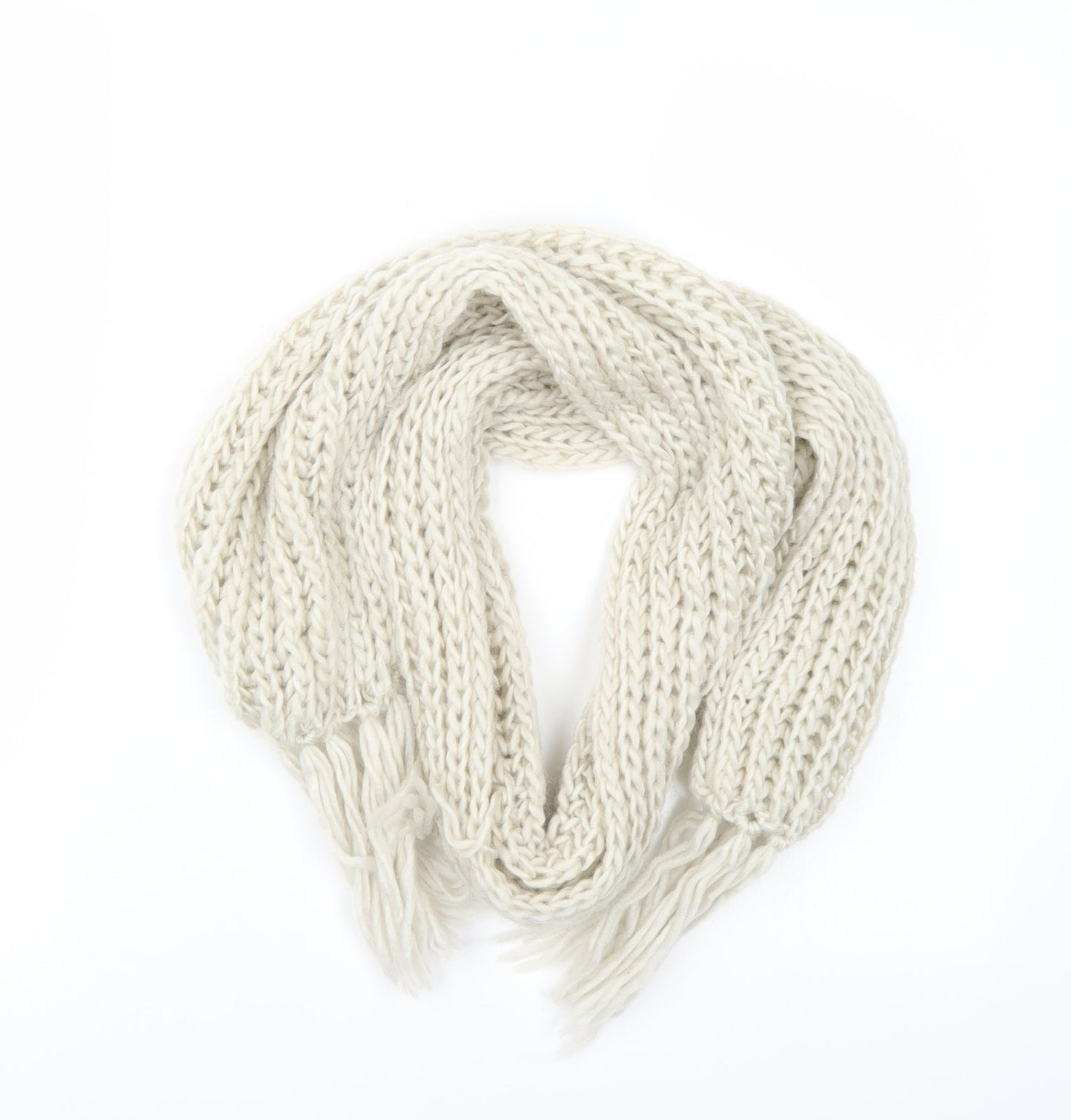 Preworn Womens Beige Scarf