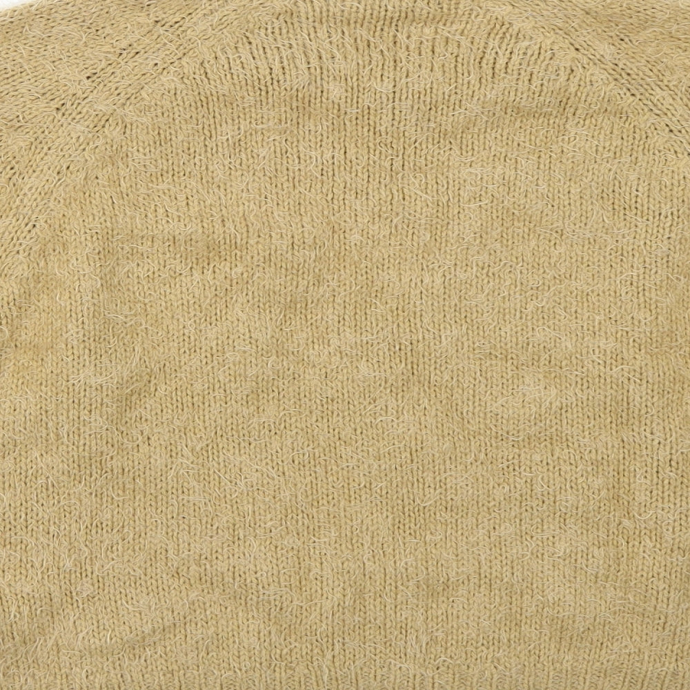 Topshop Womens Beige Pullover Jumper Size 12