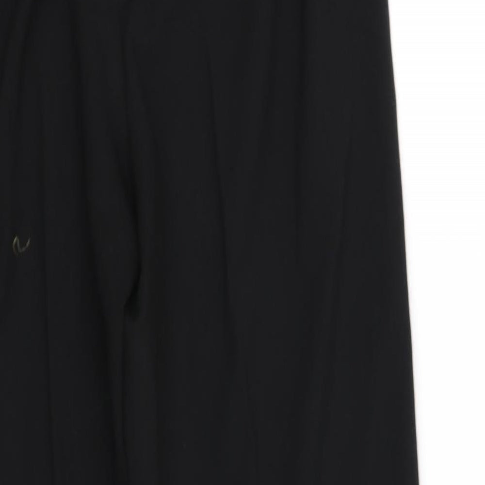 hle Womens Black Trousers Size 10 L28 in