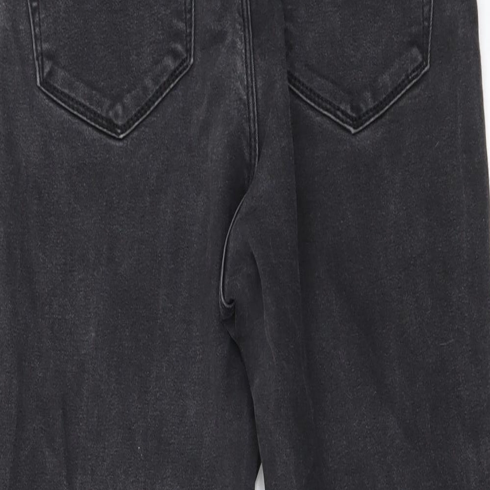Preworn Womens Grey Skinny Jeans Size 26 in L25 in