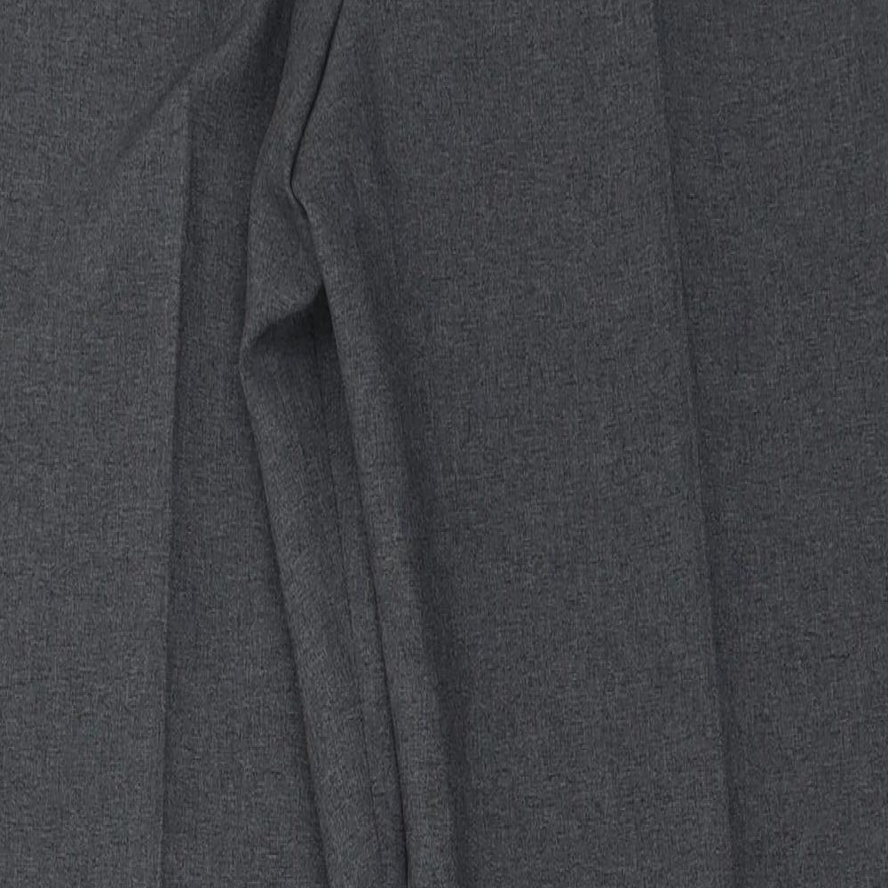 Preworn Womens Grey Trousers Size 14 L25 in