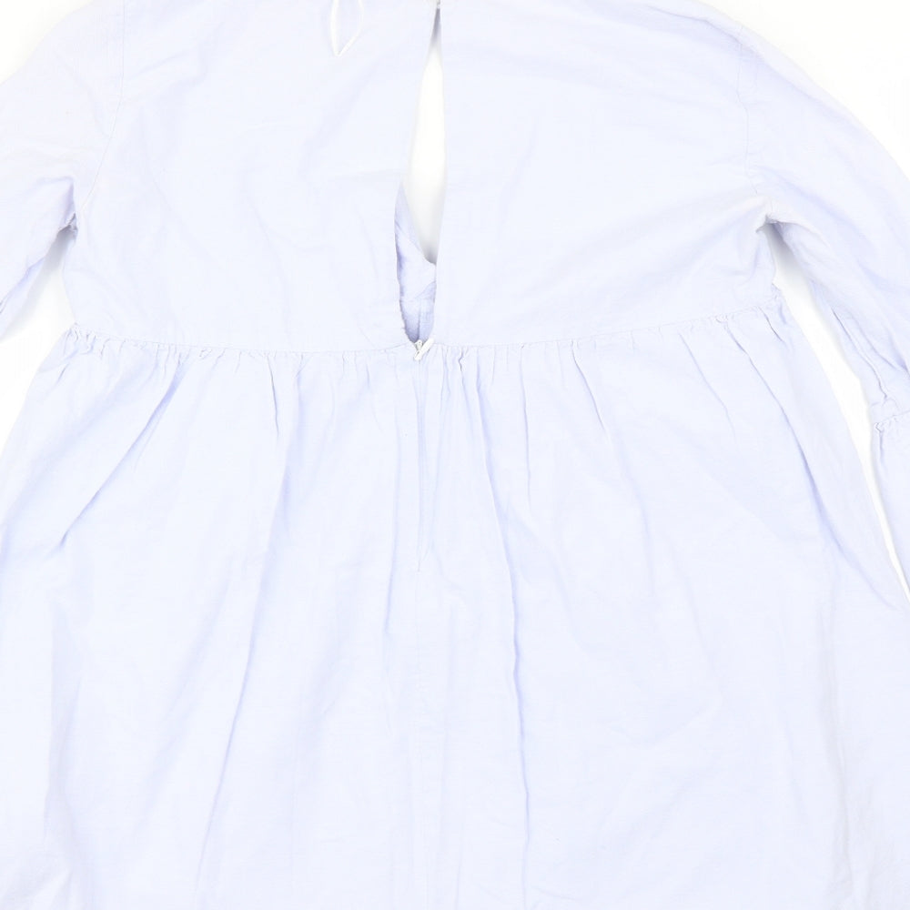Zara Womens Purple Basic Blouse Size M