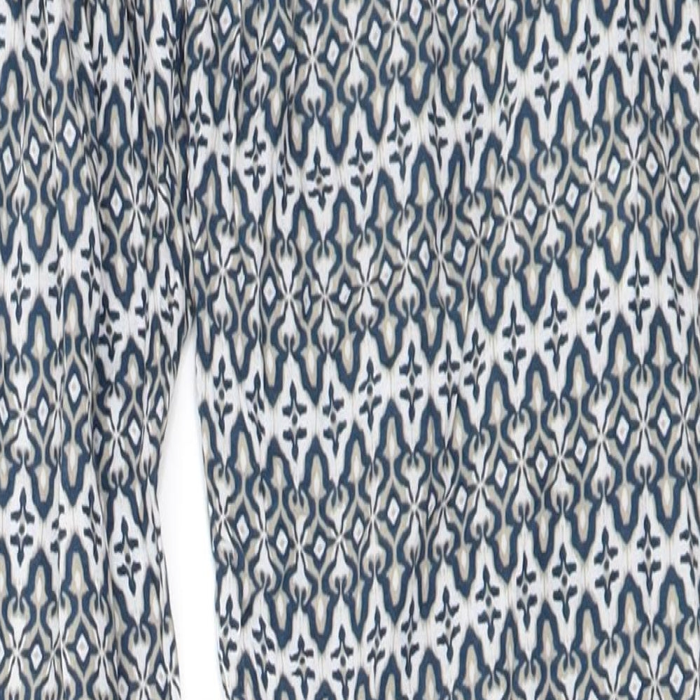 Tiare Hawaii Womens Blue Trousers Size M L23 in
