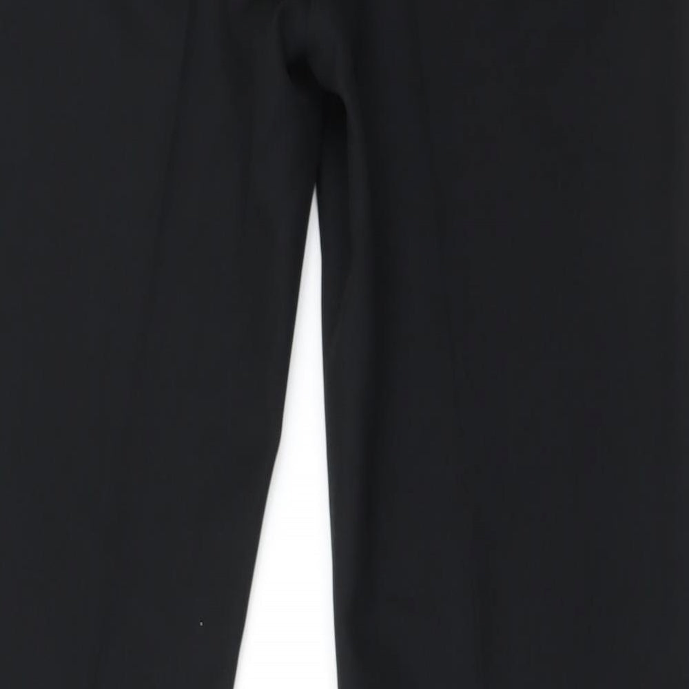 Marks and Spencer Womens Black Trousers Size 10 L26 in