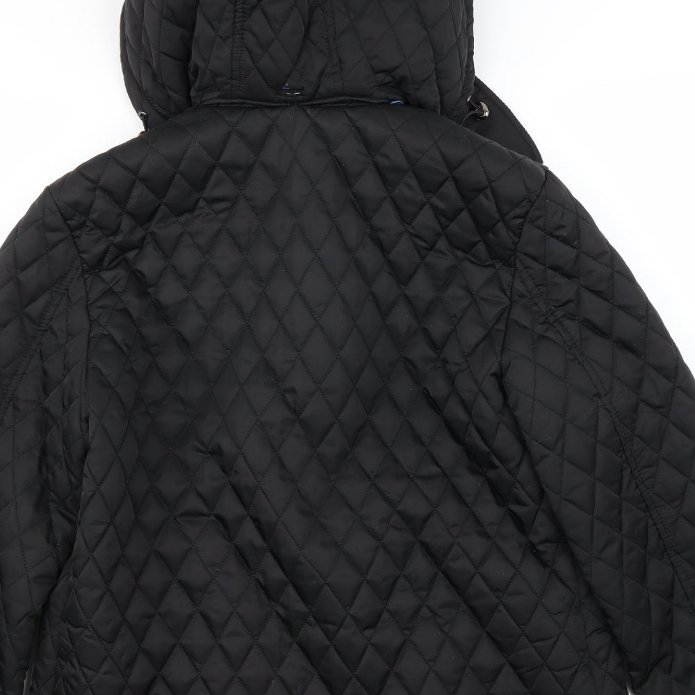 Canvas Womens Black Jacket Size 10